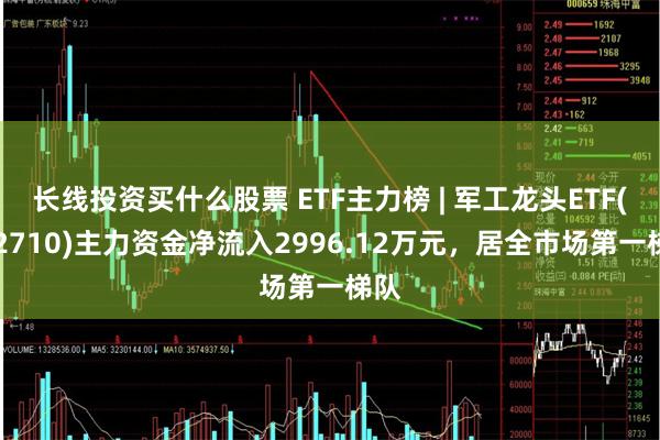 长线投资买什么股票 ETF主力榜 | 军工龙头ETF(512710)主力资金净流入2996.12万元，居全市场第一梯队