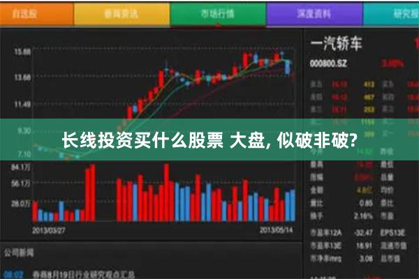 长线投资买什么股票 大盘, 似破非破?