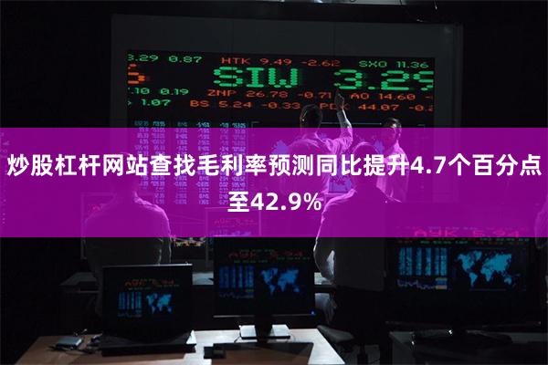 炒股杠杆网站查找毛利率预测同比提升4.7个百分点至42.9%