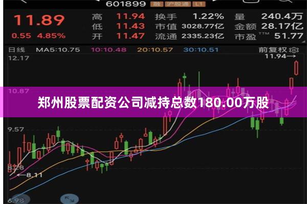 郑州股票配资公司减持总数180.00万股
